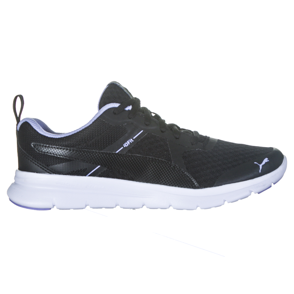 T nis Puma Flex Essential Feminino Academia Fitness Preto Roxo