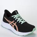 Tênis Asics Jolt 4 Feminino Corrida - Caminhada - Preto/Salmão