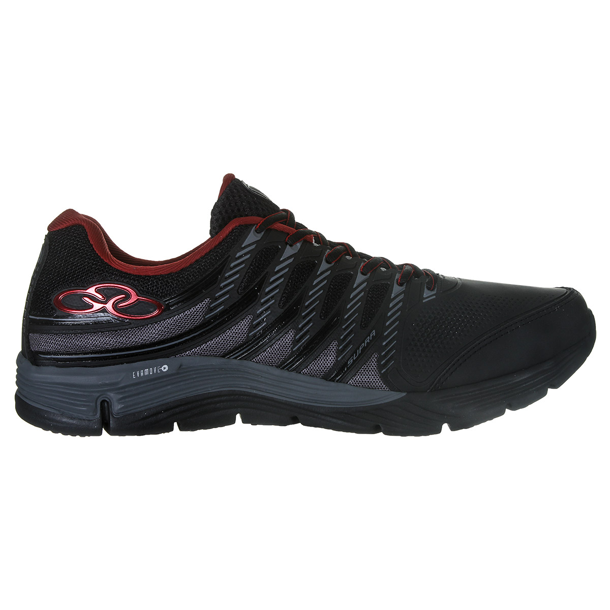 T nis Olympikus Supra Masculino Preto Vermelho World Tennis