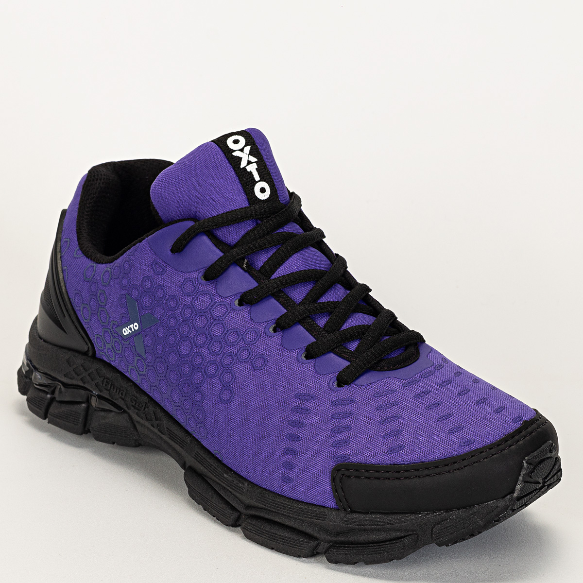 Tênis Oxto Planet Shoes Constelação Unissex Casual - Roxo/Preto