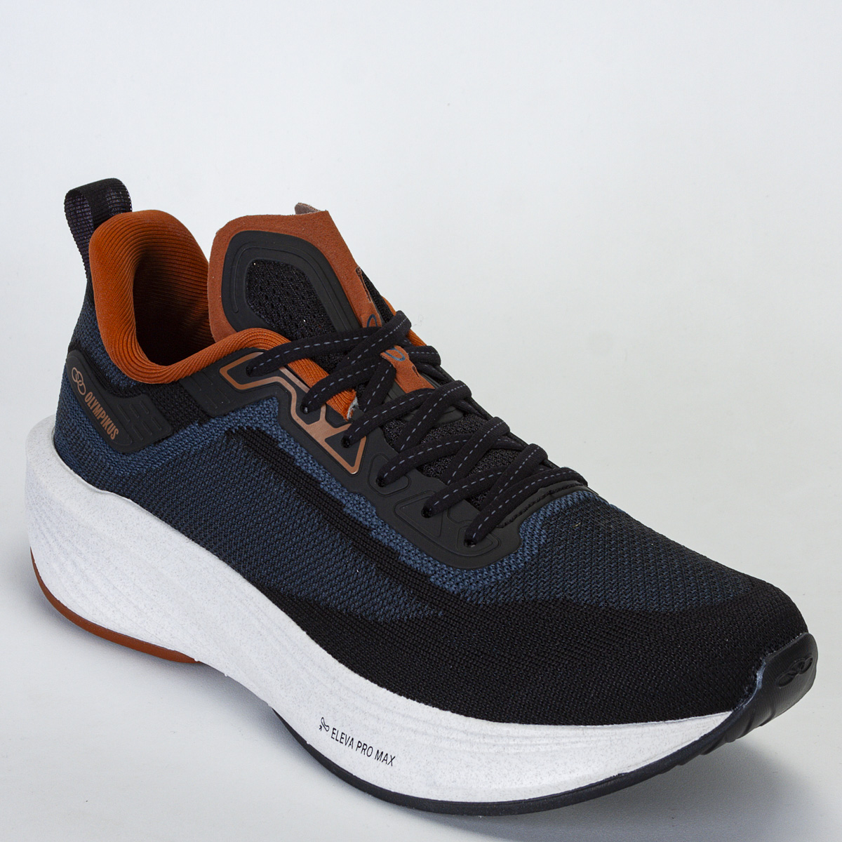 Tênis Olympikus Volta Masculino Corrida - Caminhada - Preto/Multicolor