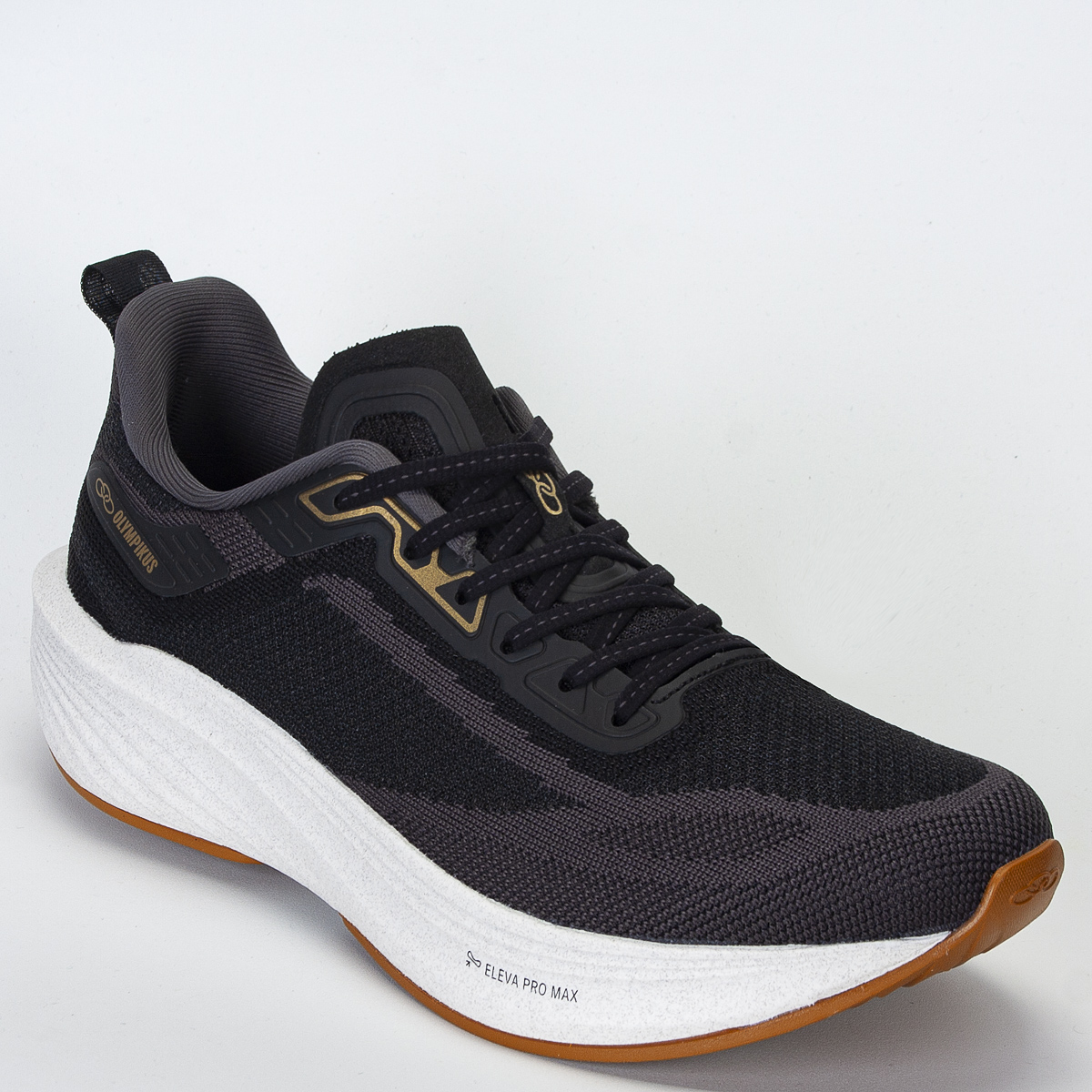 Tênis Olympikus Volta Masculino Corrida - Caminhada - Preto/Branco