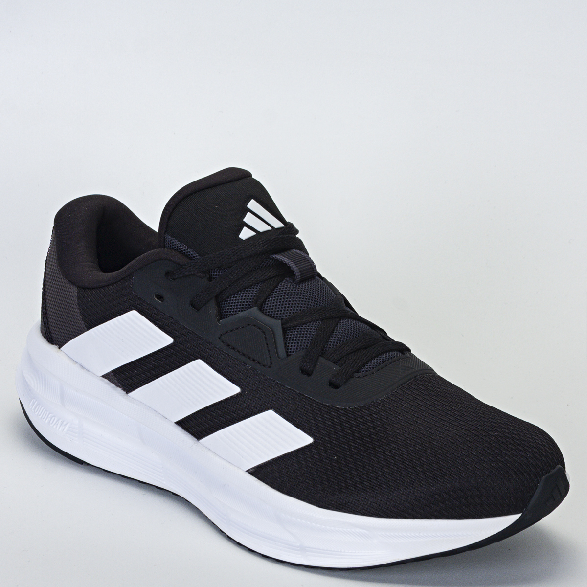Tênis Adidas Galaxy 7 Unissex Corrida - Caminhada - Preto Fosco/Branco