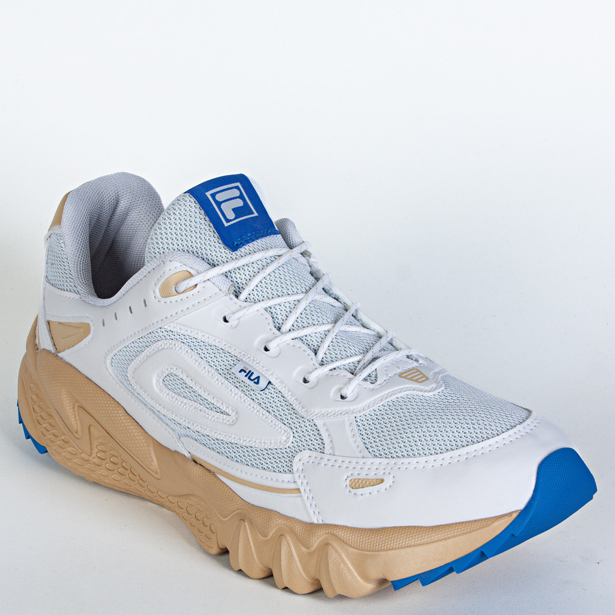 Tênis Fila Venture Tracer 2 Masculino Casual - Branco/Bege