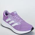 Tênis Adidas Response Runner Unissex Corrida - Caminhada - Roxo Claro/Branco