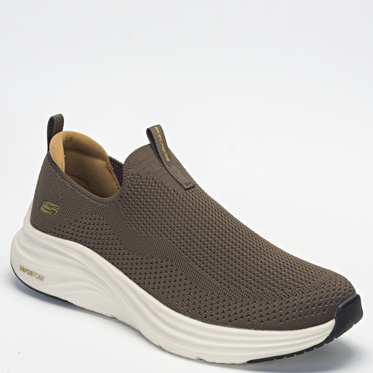 Tênis Skechers Vapor Foam - Covert Masculino Casual - Verde Oliva/Bege