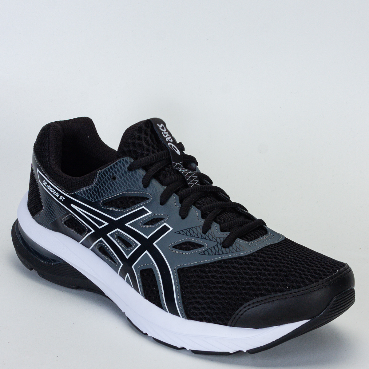 Tênis Asics Gel Shogun St Masculino Corrida - Caminhada - Preto/Branco