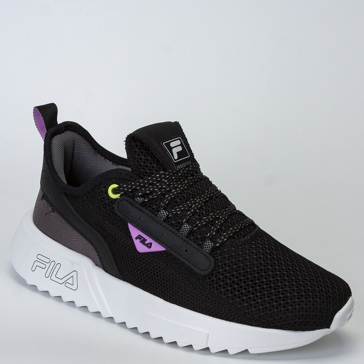 Tênis Fila Freestyle Feminino Esportivo - Grafite/Cinza