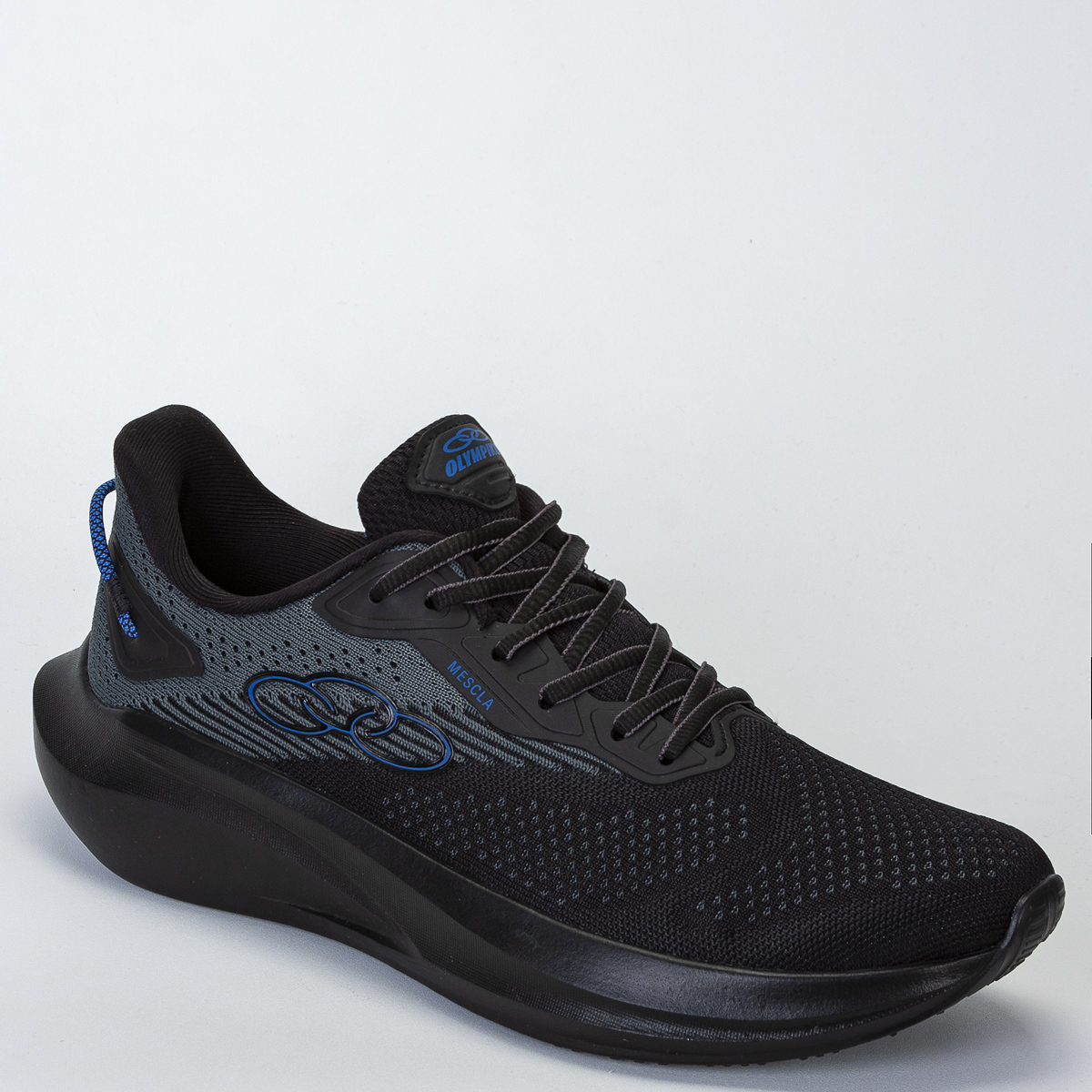 Tênis Olympikus Mescla Masculino Corrida - Caminhada - Preto/Chumbo