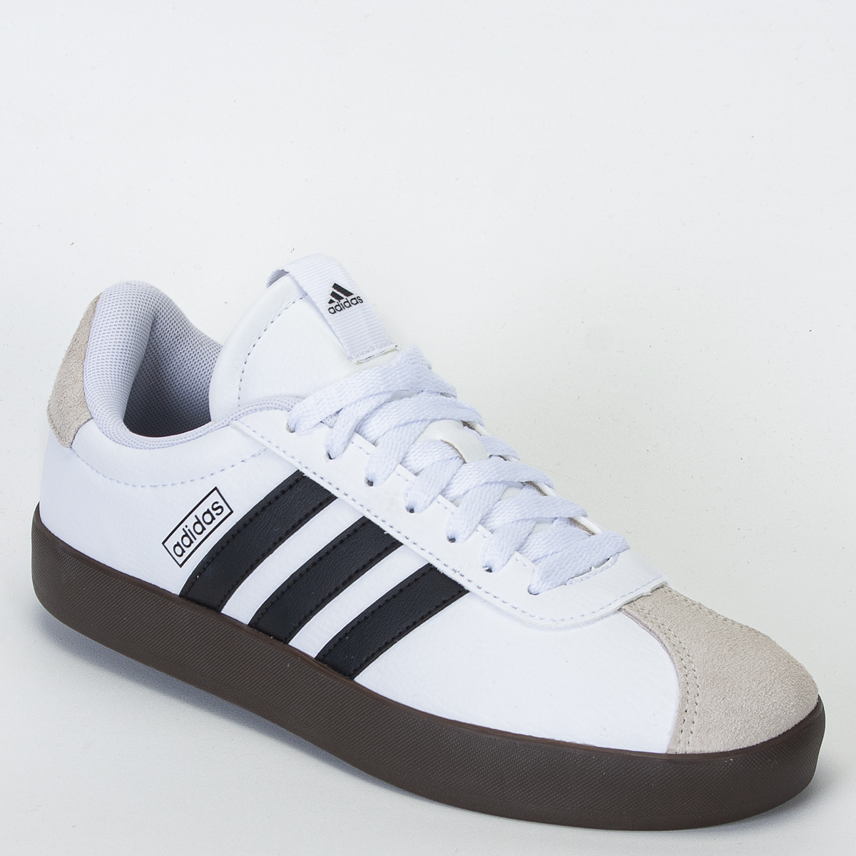 Tênis Adidas Vl Court 3.0 Feminino Casual - Branco/Preto