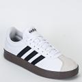 Tênis Adidas Vl Court Base Unissex Casual - Branco/Preto