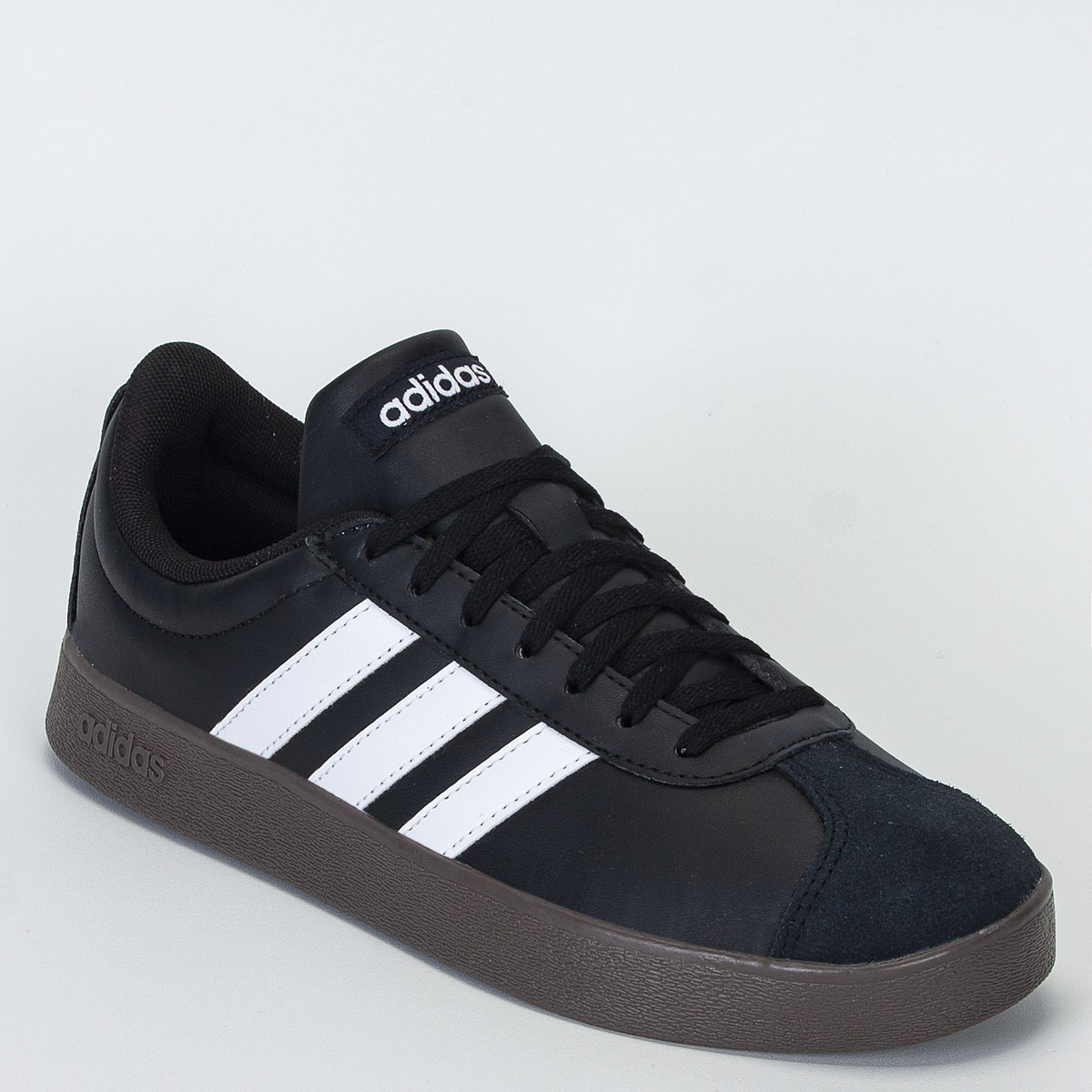 Tênis Adidas Vl Court Base Unissex Casual - Preto/Branco