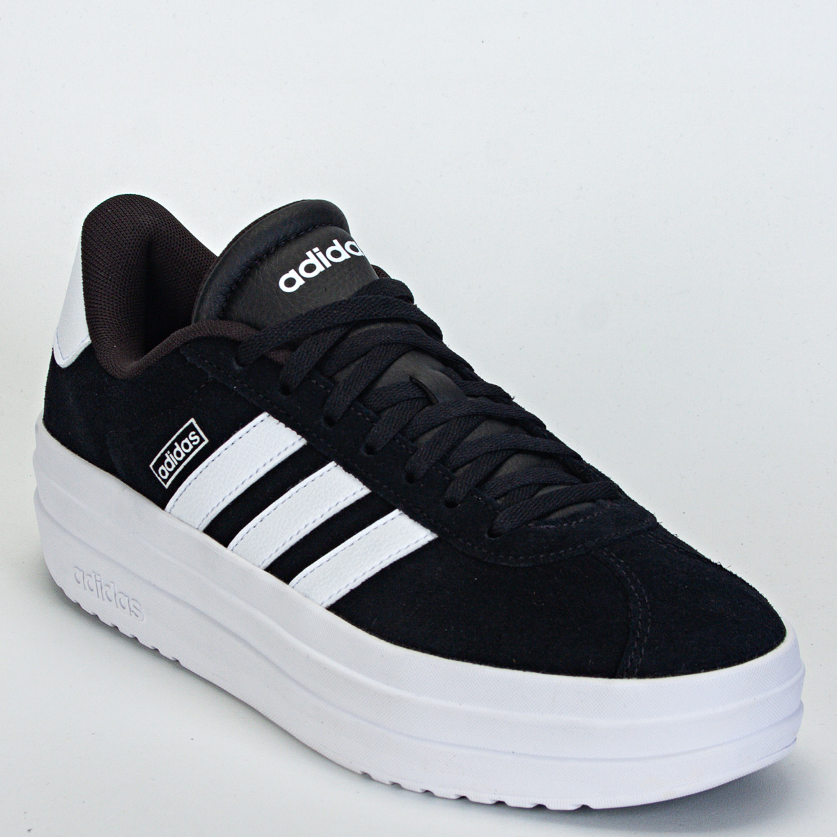 Tênis Adidas Vl Court Bold Feminino Casual - Preto/Branco
