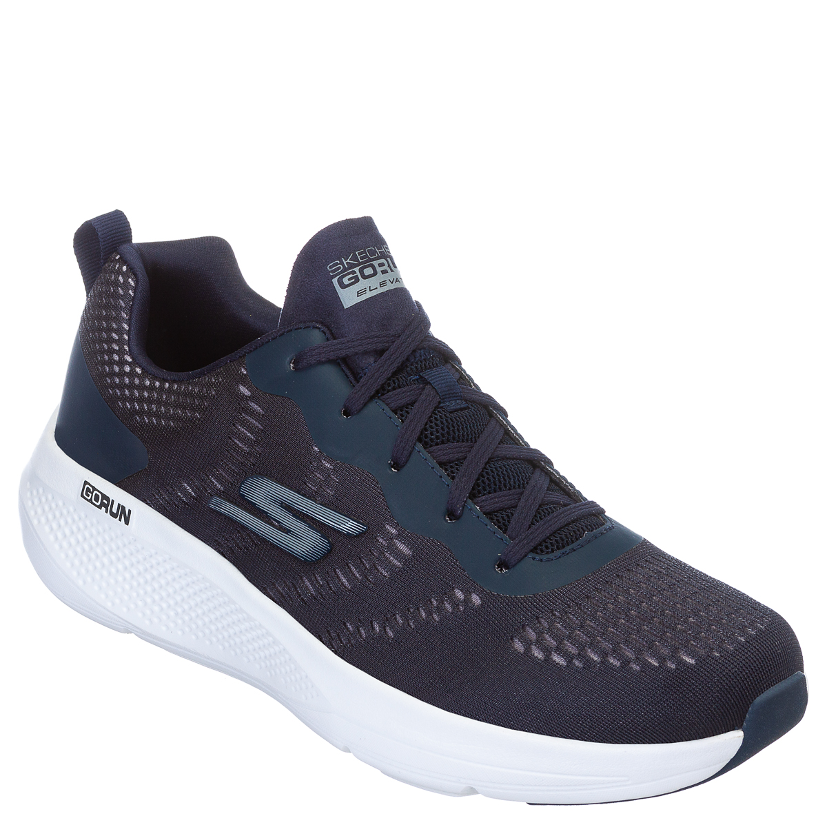 Tênis Skechers Go Run Elevate Masculino Corrida - Caminhada - Azul Marinho/Branco
