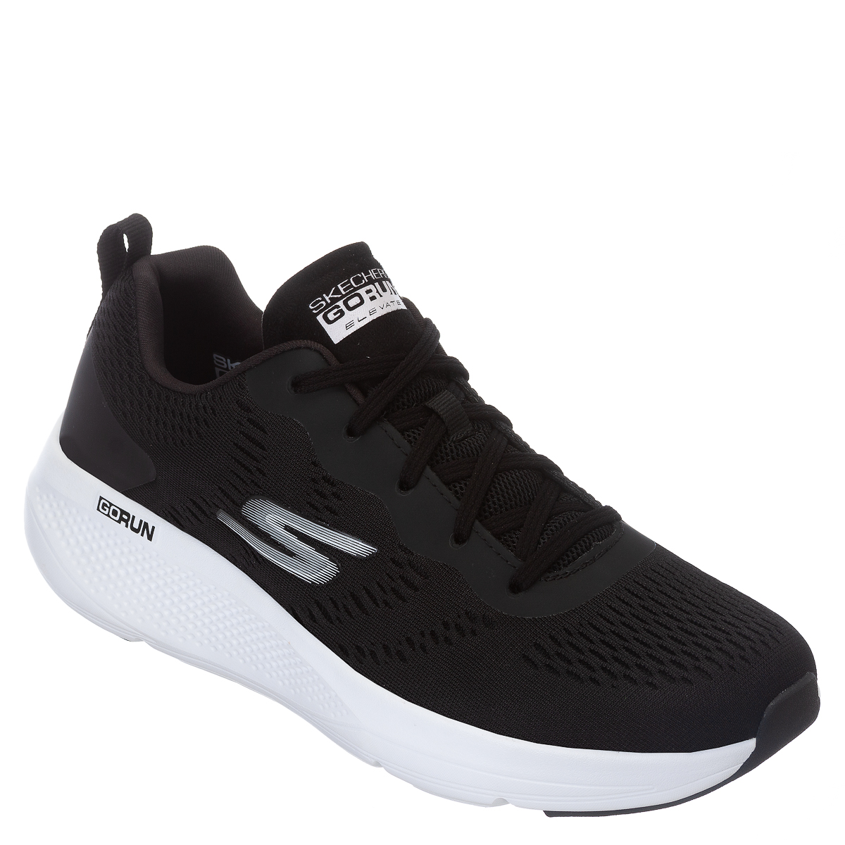 Tênis Skechers Go Run Elevate Masculino Corrida - Caminhada - Preto/Branco