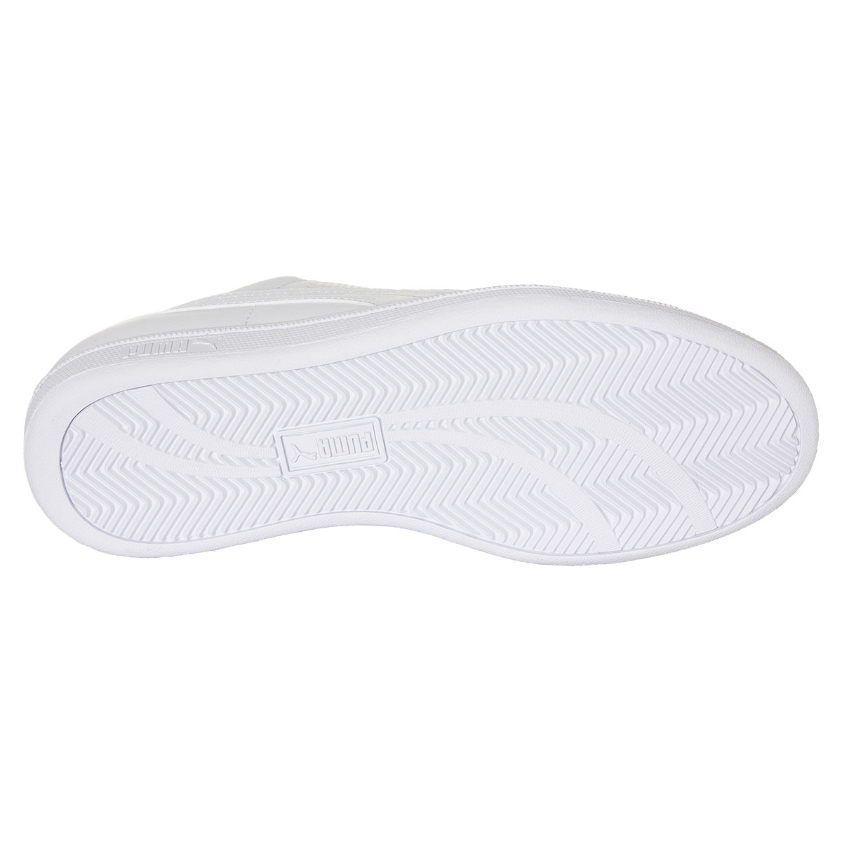 T nis Couro Puma Smash L Unissex Casual Branco World Tennis