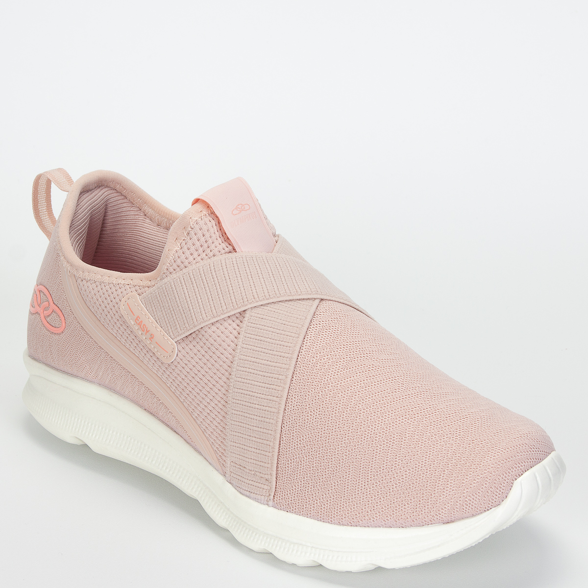 Tênis Olympikus Easy 2 Feminino Casual - Rosa Claro/Branco