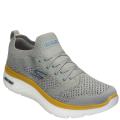 Tênis Skechers Go Walk Hyper Burst Masculino Caminhada - Cinza/Dourado