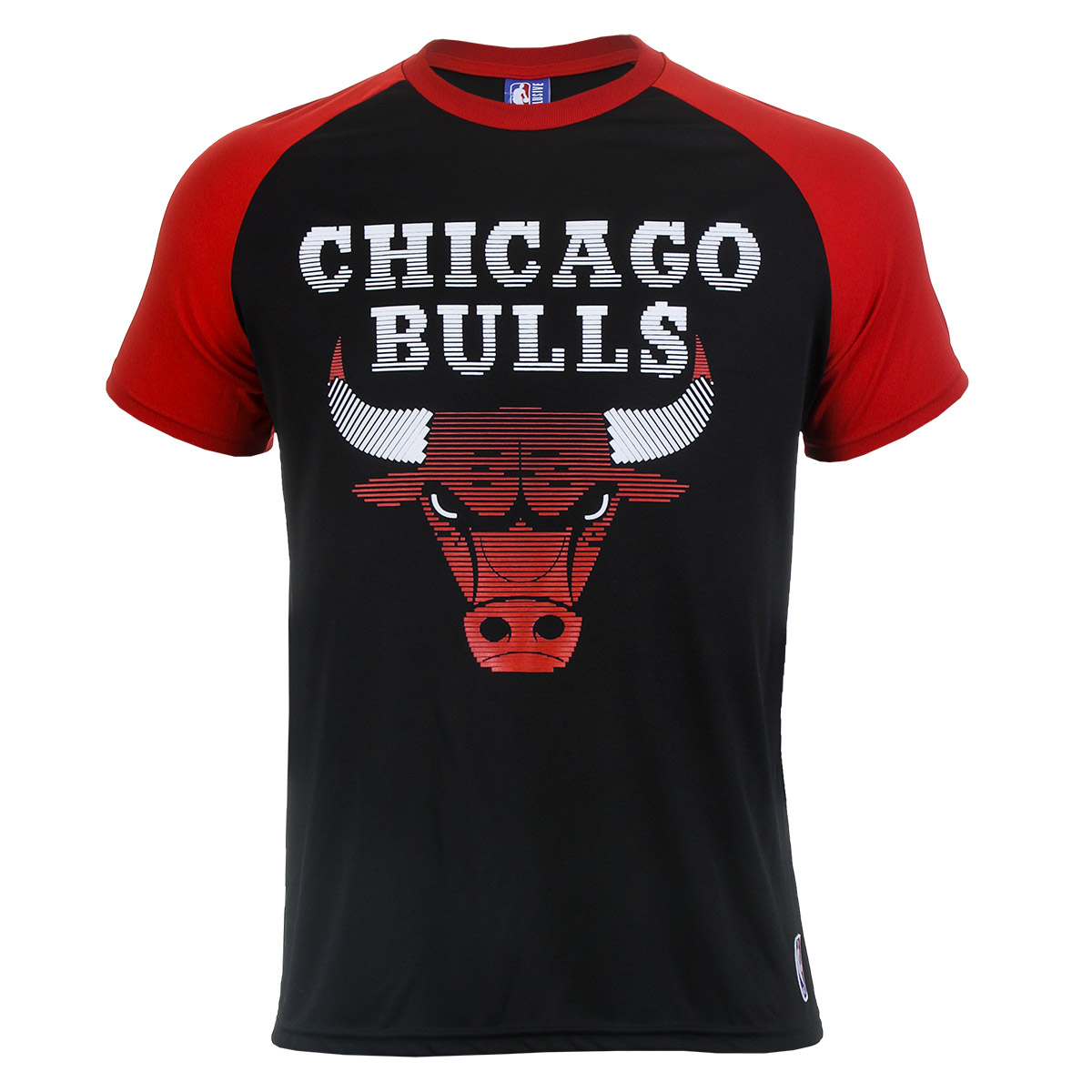 Camiseta Masc. Spr Chicago Bulls - Preto/Vermelho