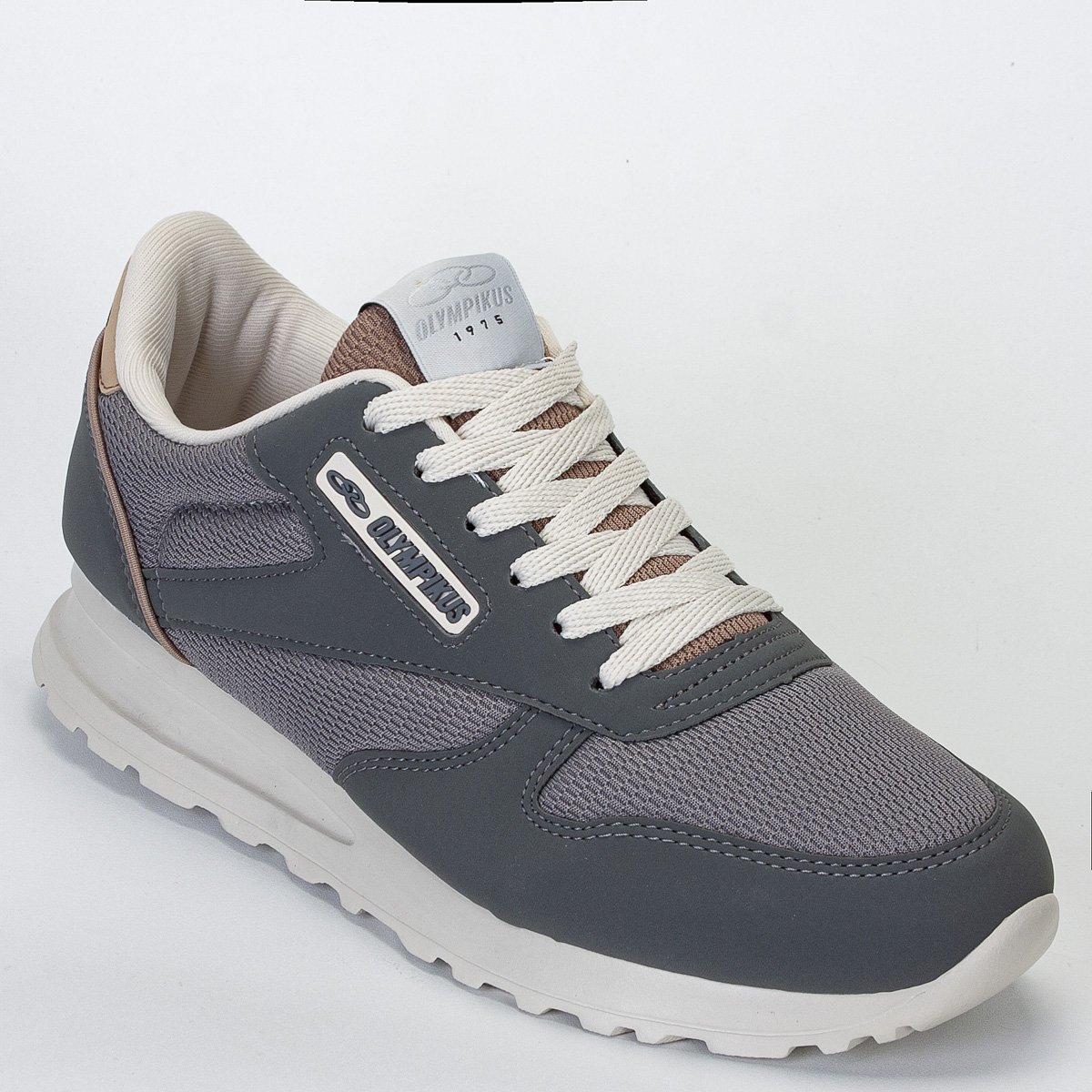 Tênis Olympikus Jogging 101 Masculino Casual - Chumbo/Multicolor