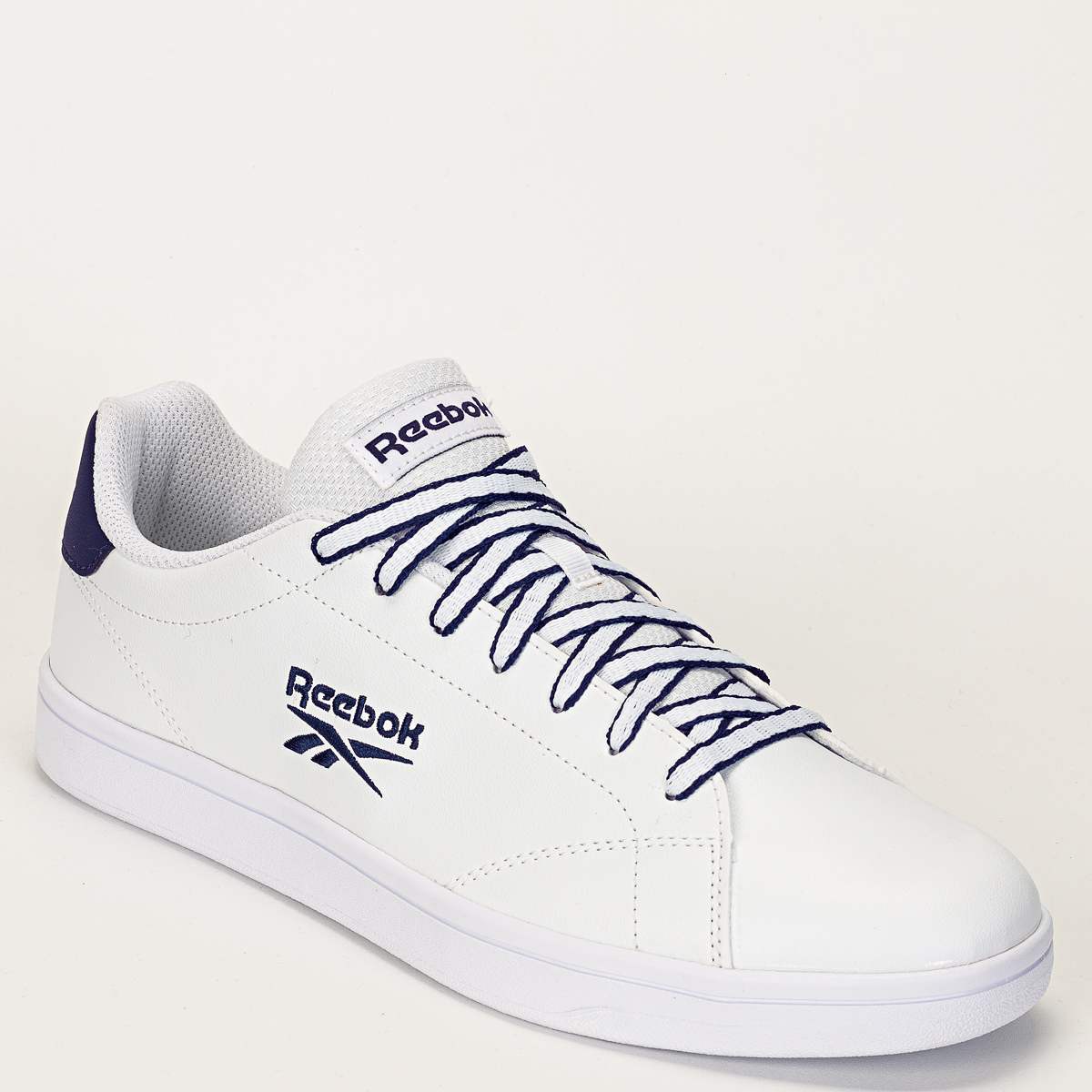 TĂȘnis Reebok Royal Complete Sport Masculino Casual - Branco/Marinho TĂȘnis Reebok Royal Complete Sport Masculino Casual - Branco/Marinho