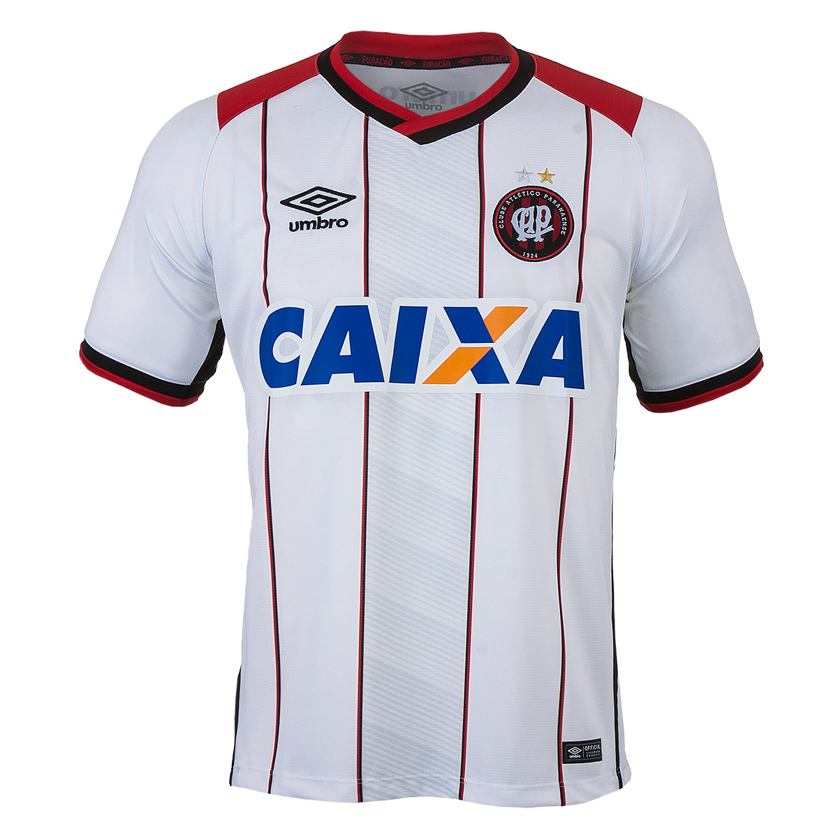 Camisa Masc. Umbro Of. Atlético Paranaense 2 2016 Esporte - Indoor - Branco/Vermelho