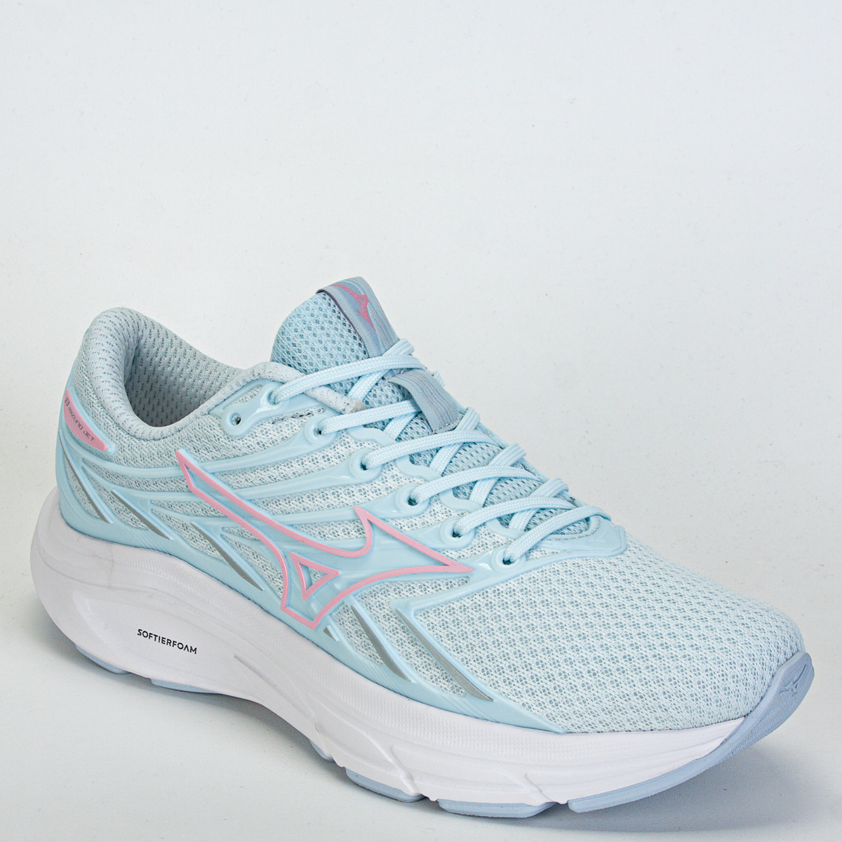 Tênis Mizuno Jet 8 Feminino Corrida - Caminhada - Azul Claro