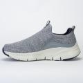 TĂȘnis Skechers Arch Fit - Ascension Masculino Corrida - Caminhada - Cinza/Bege