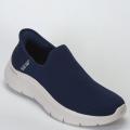 Tênis Skechers Go Walk Flex - Sunse Slip-ins Feminino Caminhada - Marinho/Cinza