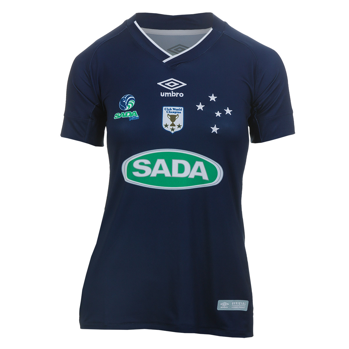 Camiseta Fem. Umbro Cruzeiro Volei Of. 1 - Marinho