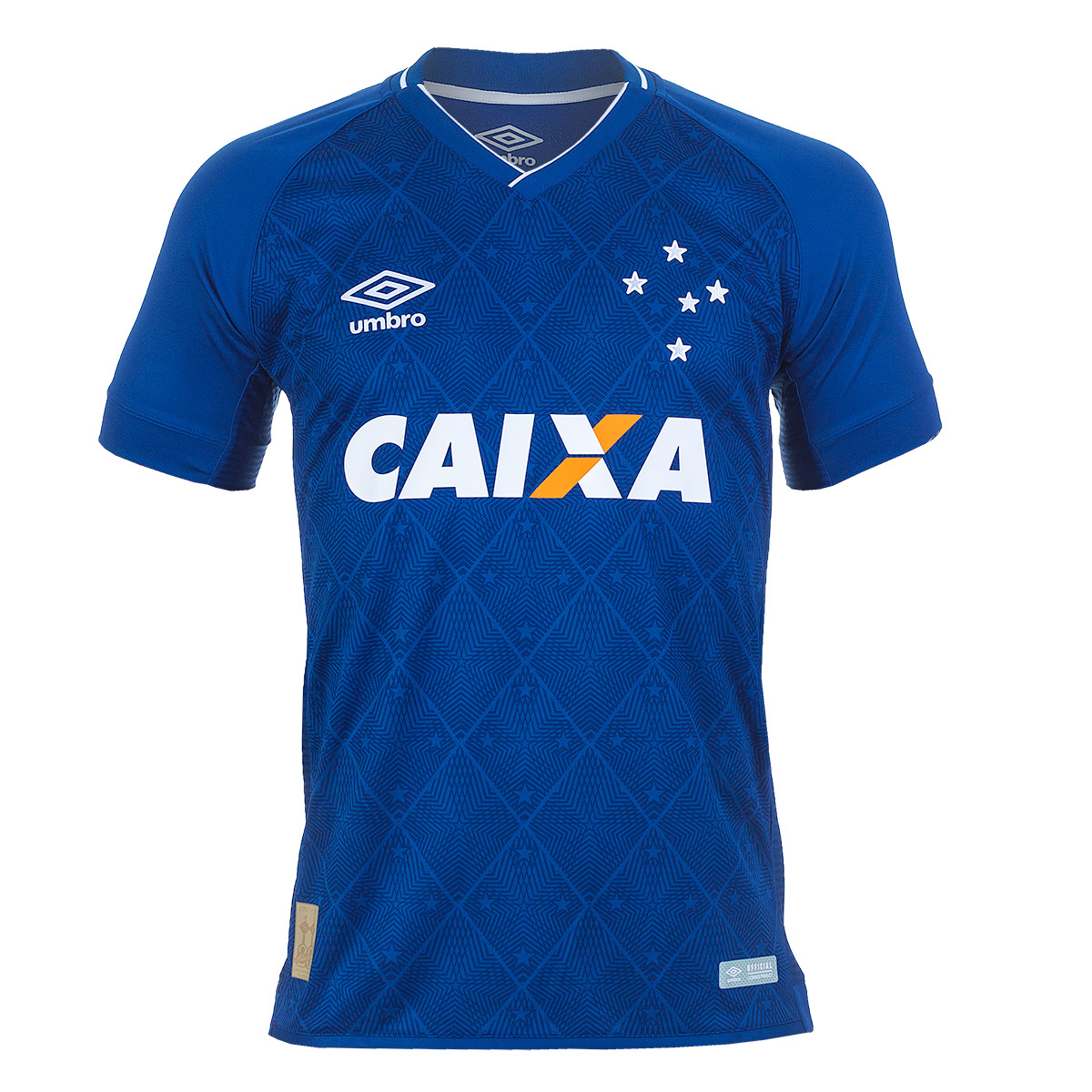 Camisa Masc. Umbro Cruzeiro Of 2017 Futebol - Royal/Branco