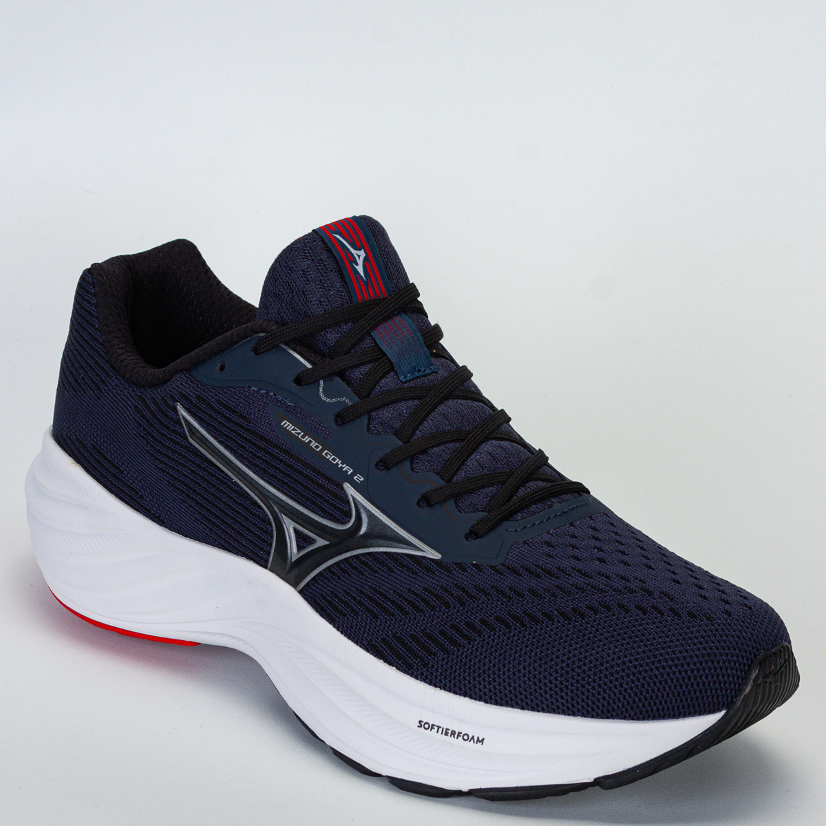 Tênis Mizuno Goya 2 Masculino Corrida - Caminhada - Azul Escuro/Branco