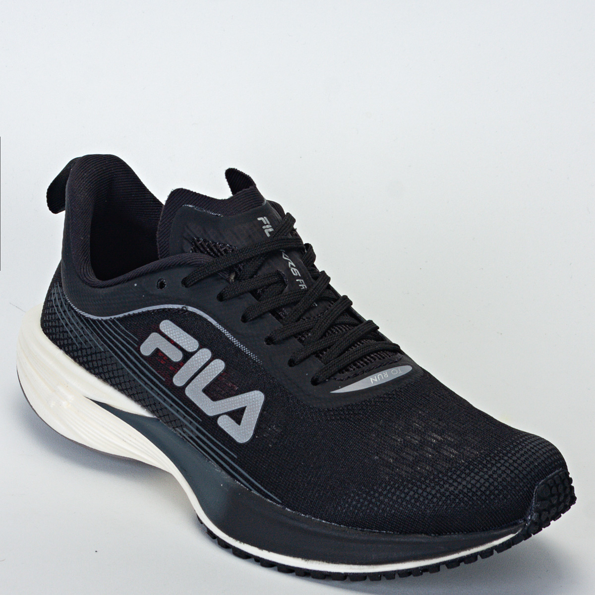 Tênis Fila Kenya Racer 6 Frame Feminino Corrida - Preto/Branco
