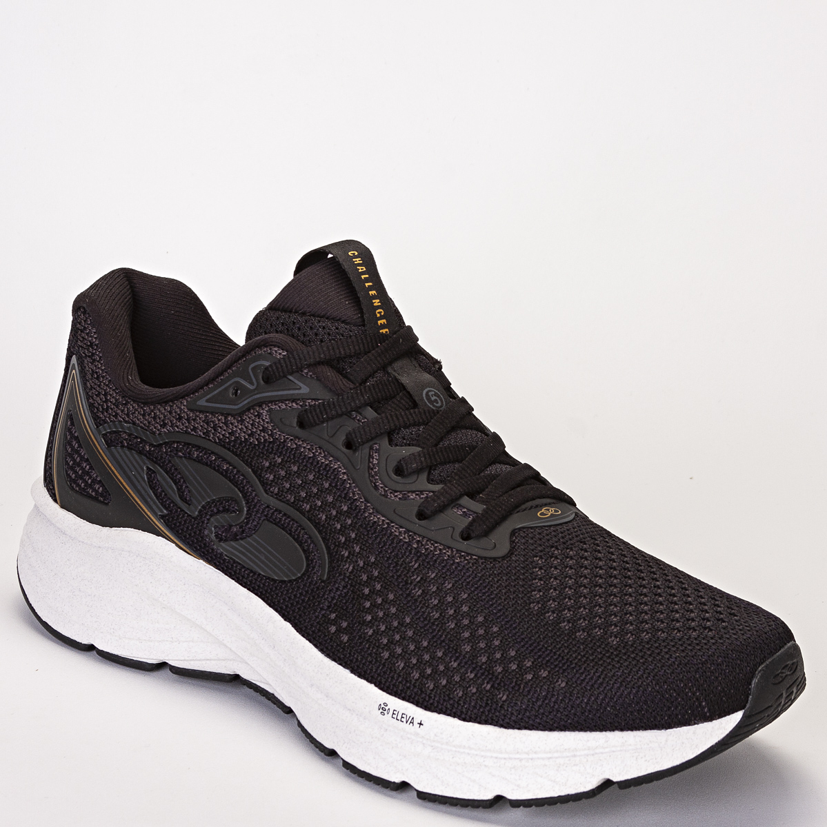 Tênis Olympikus Challenger 5 Masculino Corrida - Caminhada - Preto/Chumbo
