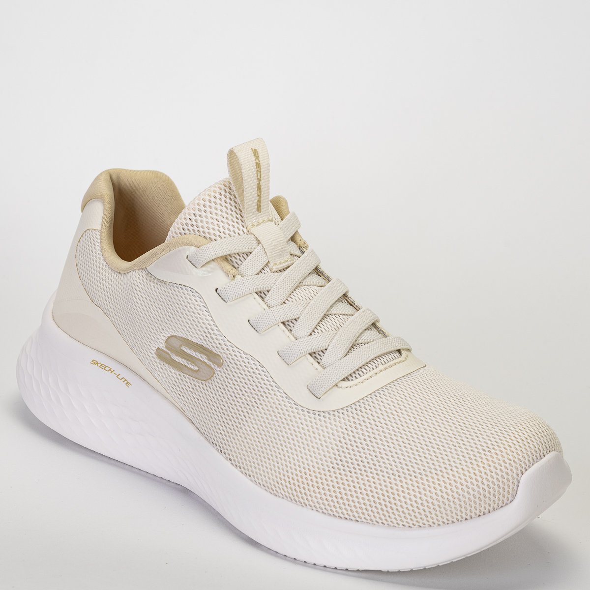 Tênis Skechers Skech-lite Pro-glimmer Feminino Caminhada - Areia/Branco