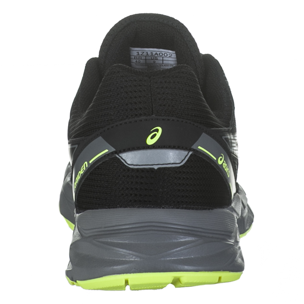 tenis asics raiden masculino preto