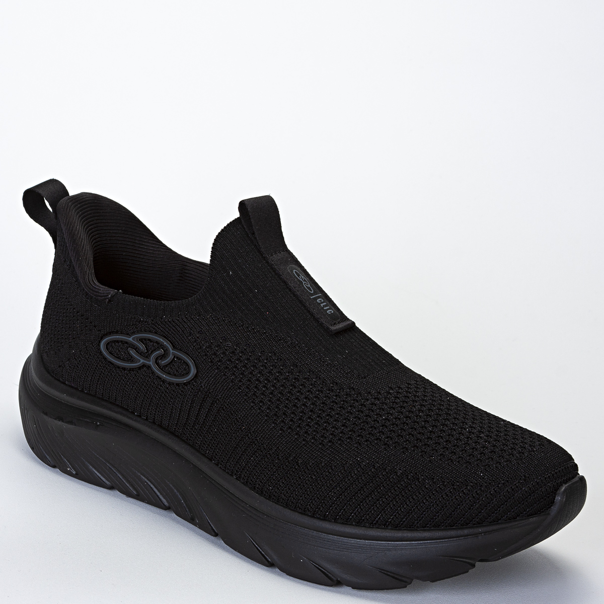 Tênis Olympikus Clic Masculino Casual - Preto/Preto