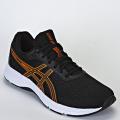 Tênis Asics Raiden 4 Masculino Corrida - Caminhada - Preto/Laranja