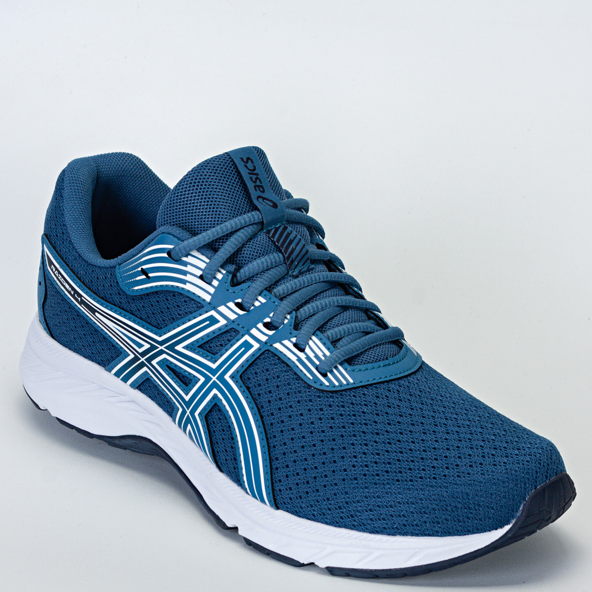 Tênis Asics Raiden 4 Masculino Corrida - Caminhada - Petróleo/Azul