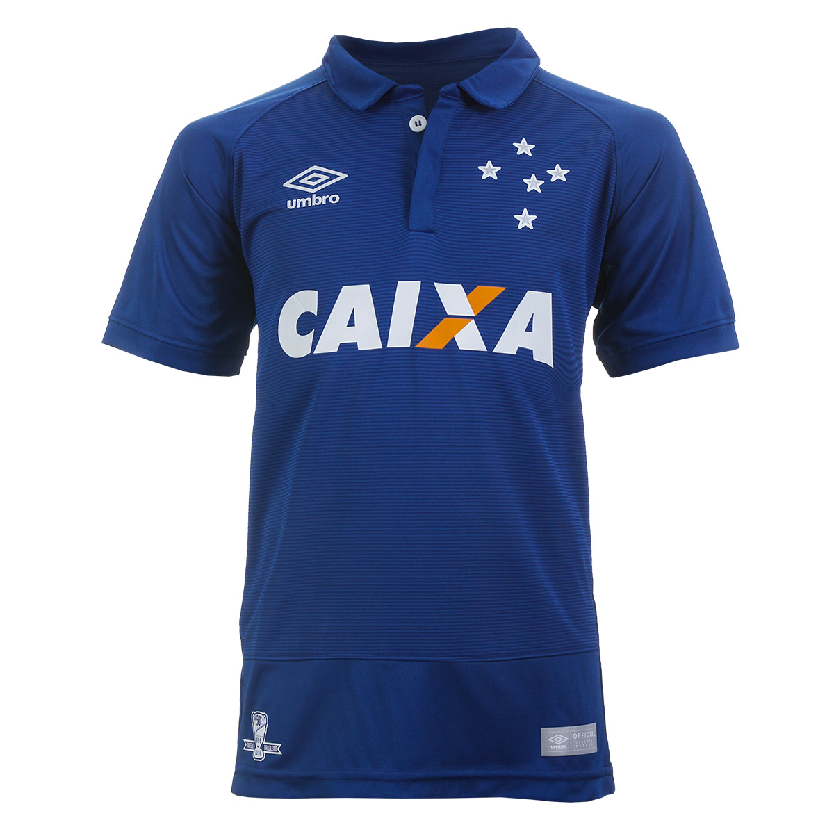Camiseta Juvenil Umbro Cruzeiro 2016 - Azul/Branco
