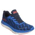 Tênis Skechers Go Run Razor Excess 2 Masculino Corrida - Azul Royal/Laranja
