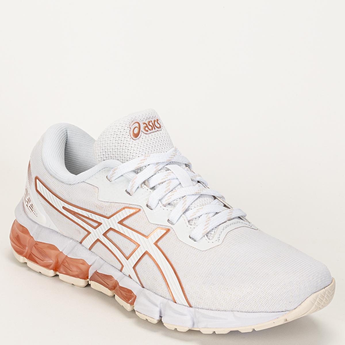 Tênis Asics Gel Quantum 180 Fly Feminino Esportivo - Branco/Bronze