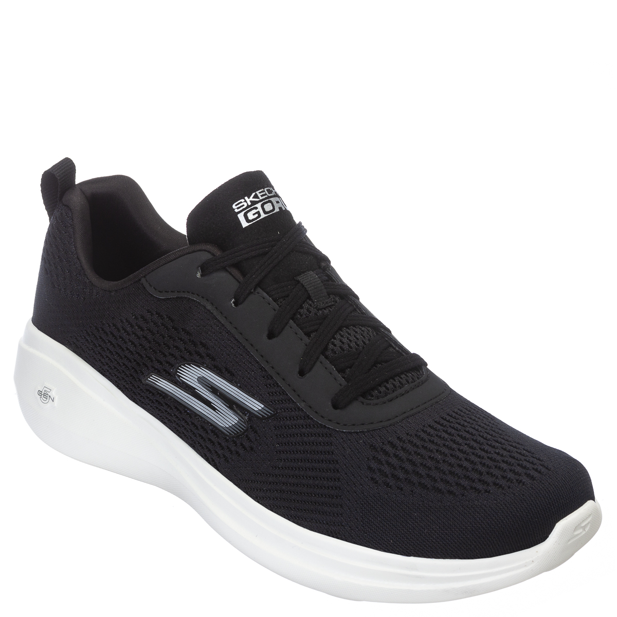 Tênis Skechers Go Run Fast Quake Masculino Caminhada - Preto/Branco