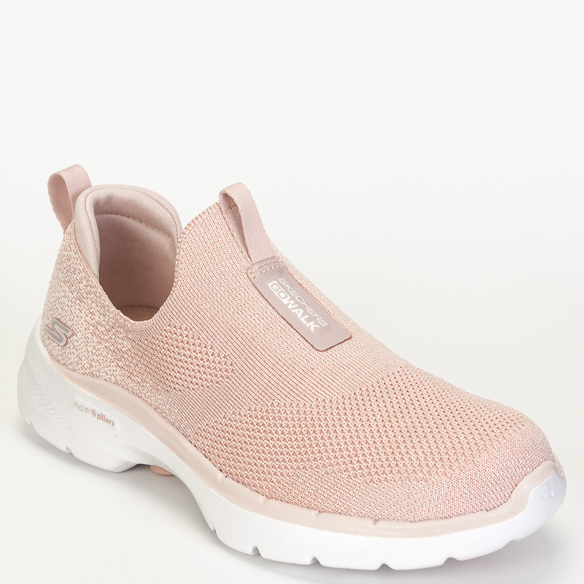 Tênis Skechers Go Walk 6 Glimmering Feminino Caminhada - Rosa Claro