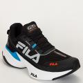 Tênis Fila Recovery Masculino Corrida - Caminhada - Preto/Azul