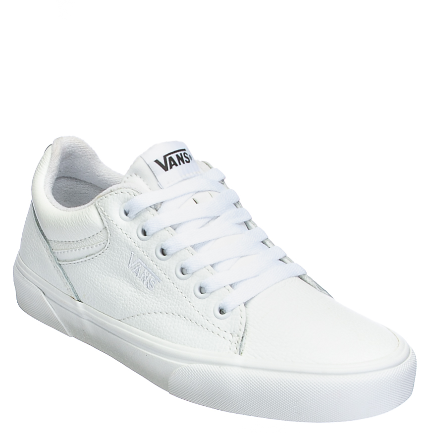 Tênis Vans Seldan Couro Feminino Casual - Branco
