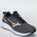 Tênis Mizuno Space 5 Feminino Corrida - Caminhada - Chumbo/Marinho