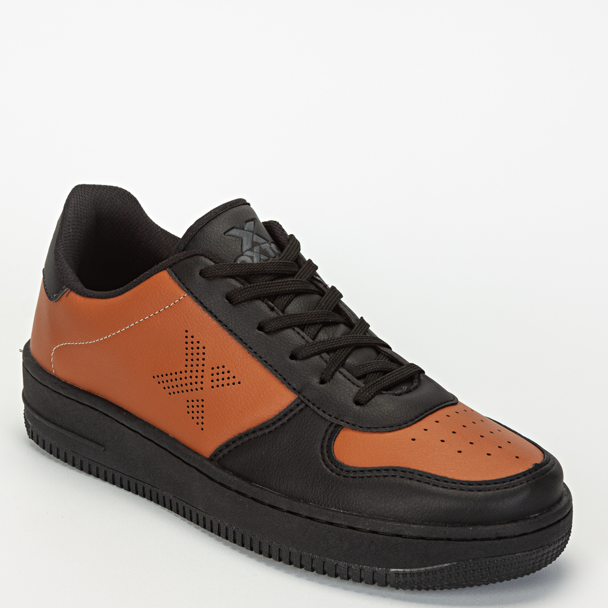 Tênis Oxto Planet Shoes Stone Unissex Casual - Preto/Caramelo