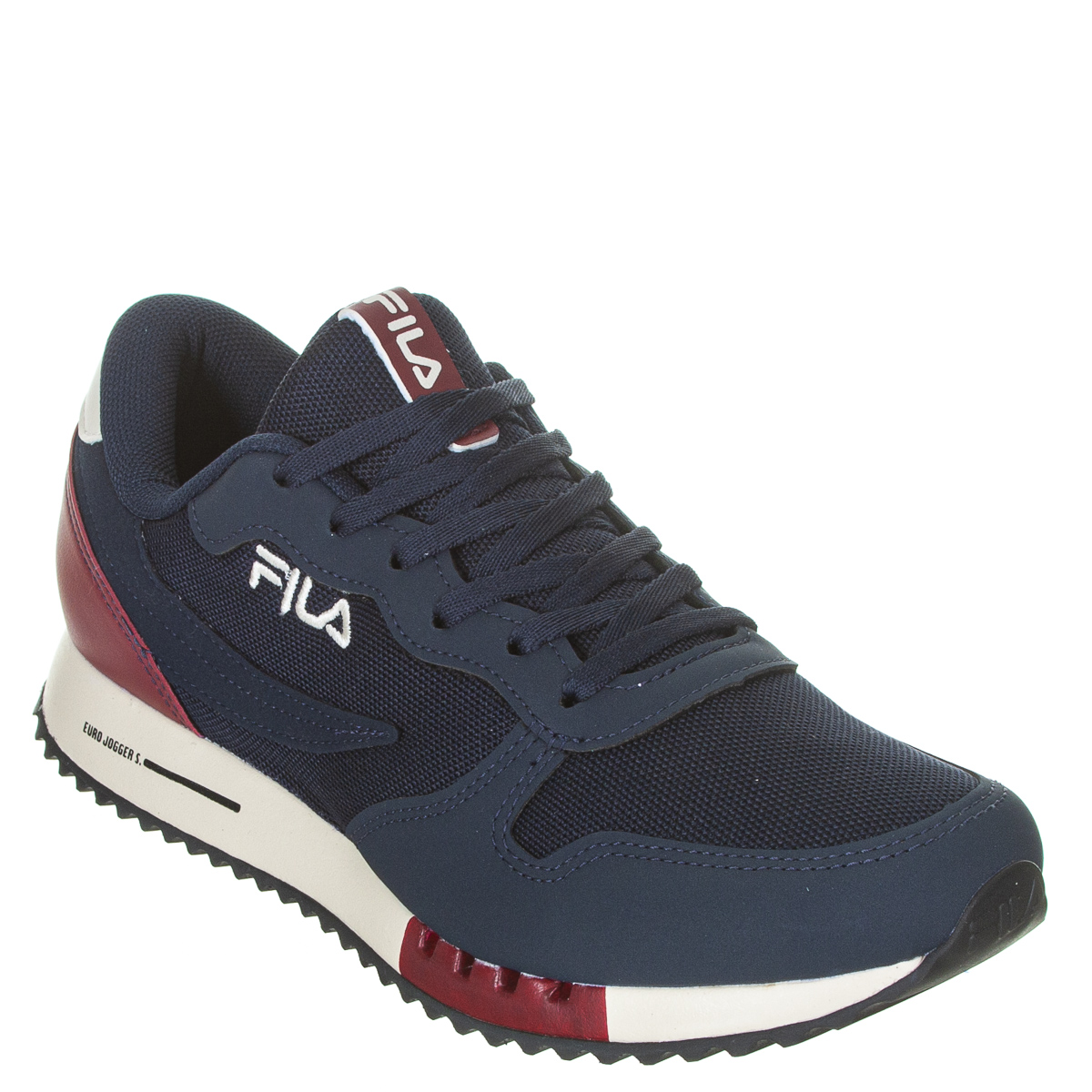 Tênis Fila Euro Jogger Sport Masculino Casual - Marinho/Vermelho