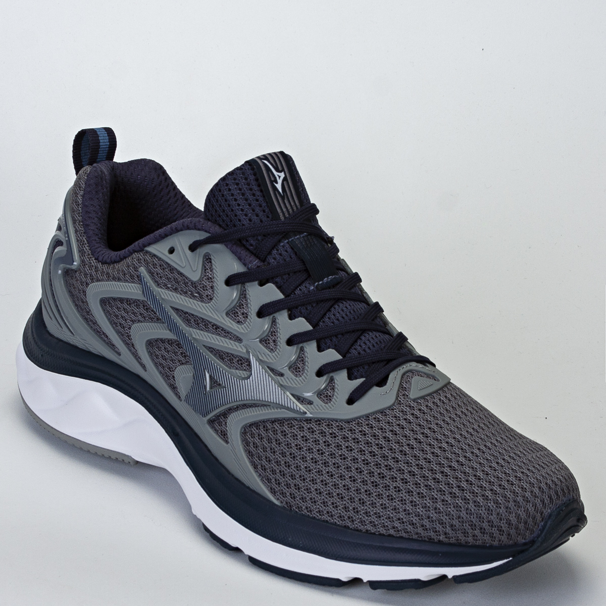 Tênis Mizuno Space 4 Masculino Corrida - Caminhada - Cinza/Branco
